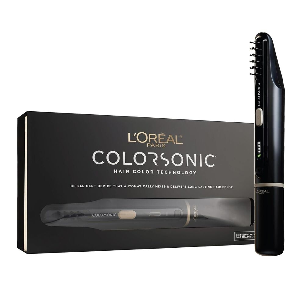 L'Oreal Paris Colorsonic Permanent Hair Dye Coloring Root Device Gray Coverage
